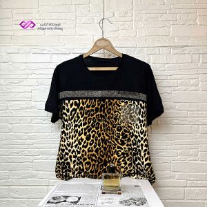 T shirt and support with leopard jewels1