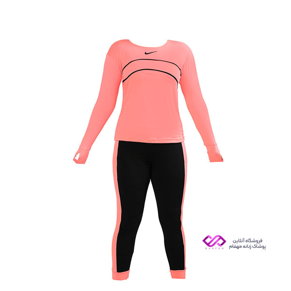 pink Nike sport and support fingered blouse