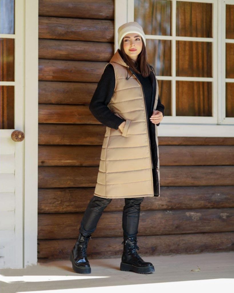 استایل پاییزی با پافر