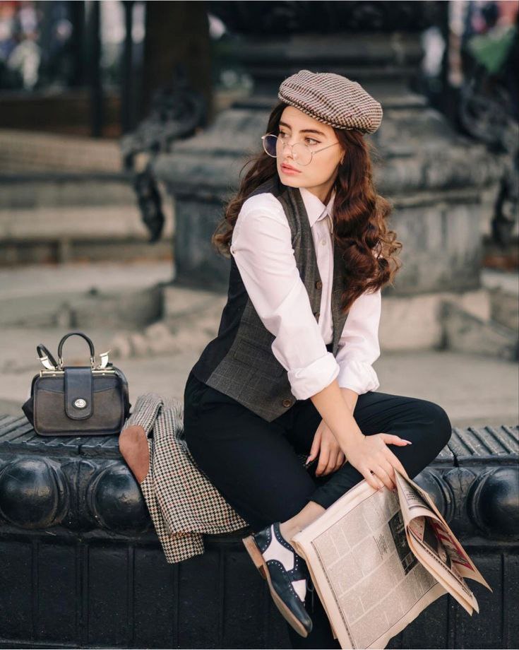 آرایش و مدل مو در کنار استایل وینتیج دخترانه