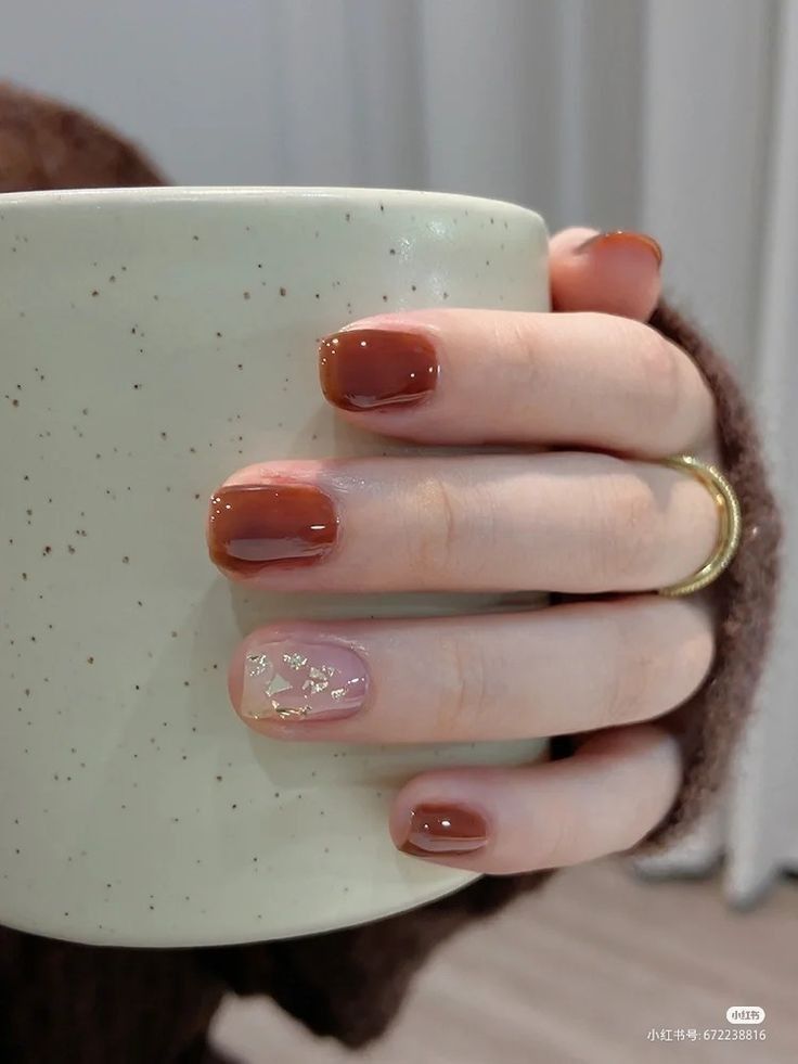 عکس خفن 30 عکس طرح ناخن پاییزی