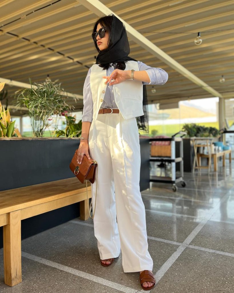 نحوه ست کردن شلوار واید دخترانه