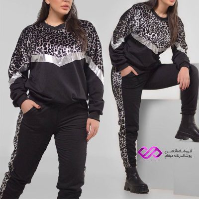 ست بلوز زنانه پلنگی و شلوار