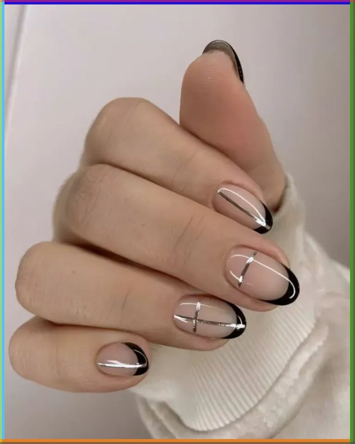 طرح ناخن فرنچ زمستانی