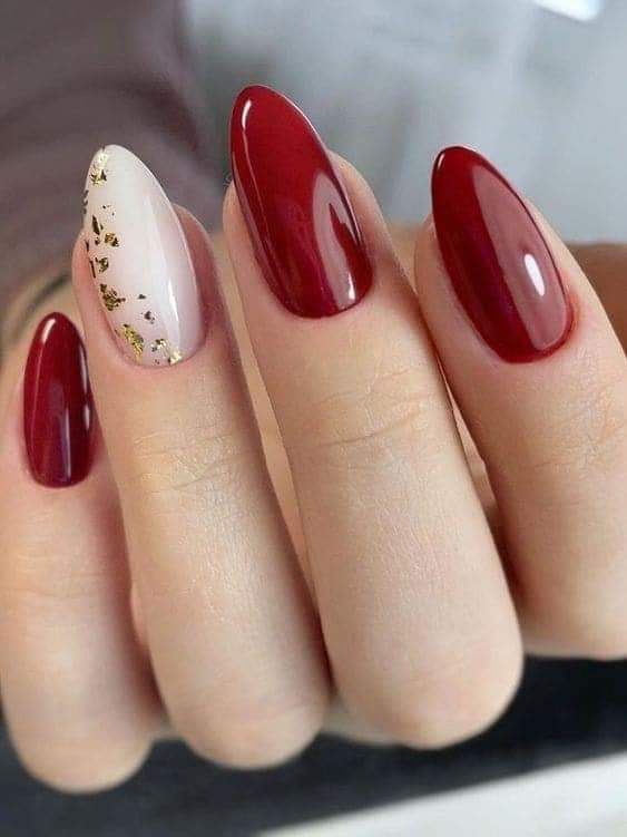 طرح ناخن زمستانی ساده و شیک