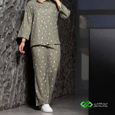 ست شومیز شلوار زنانه گل دار