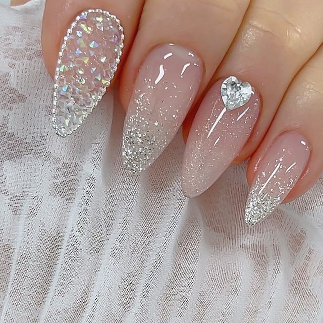 مدل ناخن عروس ساده و شیک