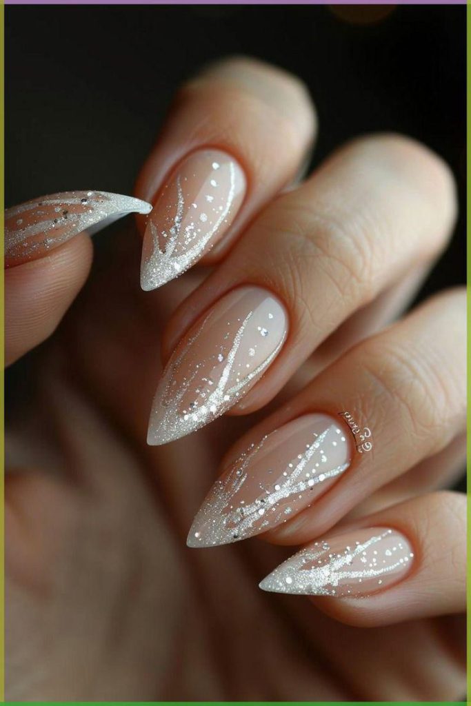 مدل ناخن عروس ساده و شیک