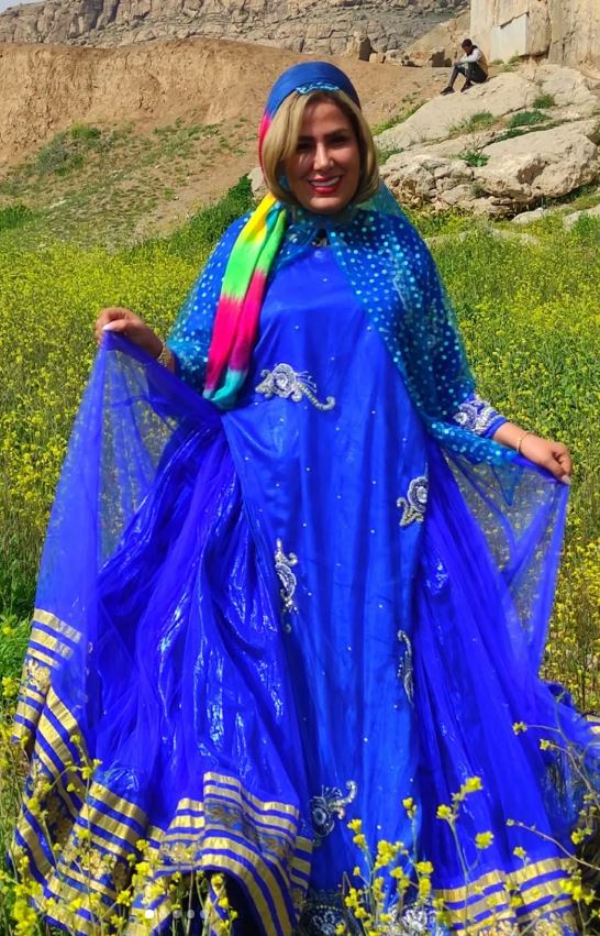 لباس محلی شیرازی زنانه