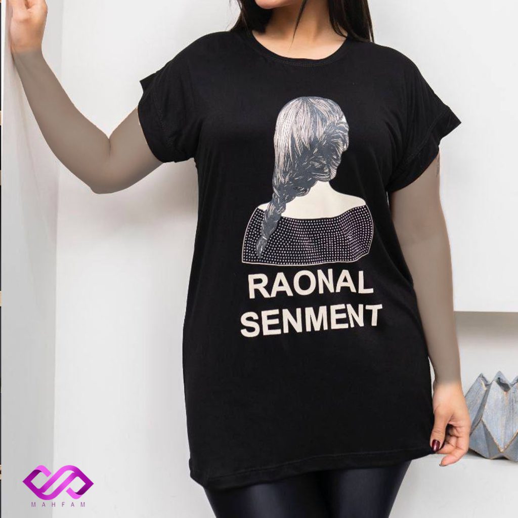 تیشرت مشکی زنانه RAONAL