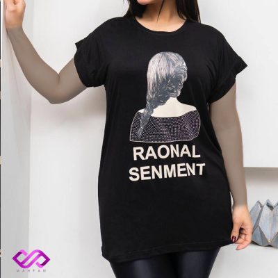 تیشرت مشکی زنانه RAONAL