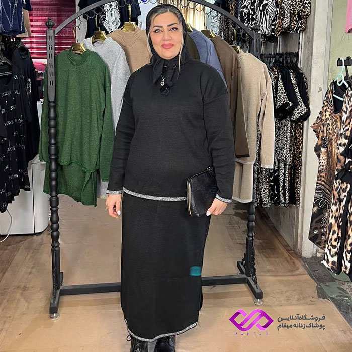 ست بلوز و دامن بافت لمه