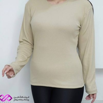 بلوز آستین بلند ساده دخترانه