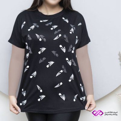 بلوز زنانه طرح گل لاله