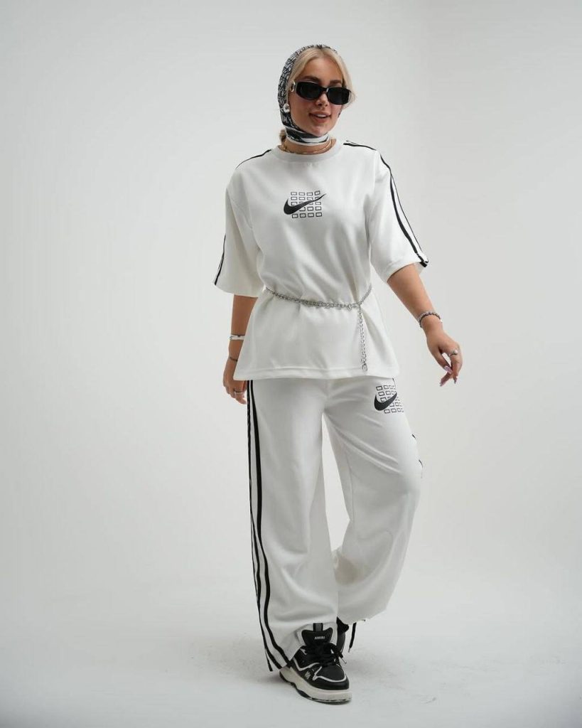 ست ورزشی زنانه مشکی نایک