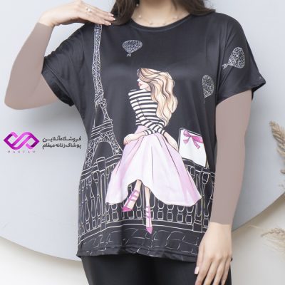 بلوز دخترانه طرح ایفل