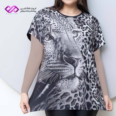 بلوز زنانه طرح پلنگی