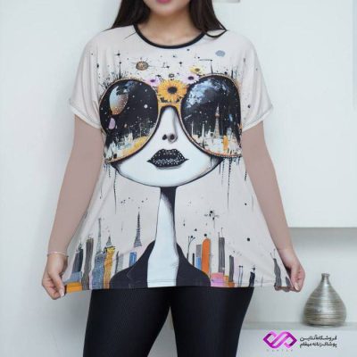بلوز زنانه طرح عینک