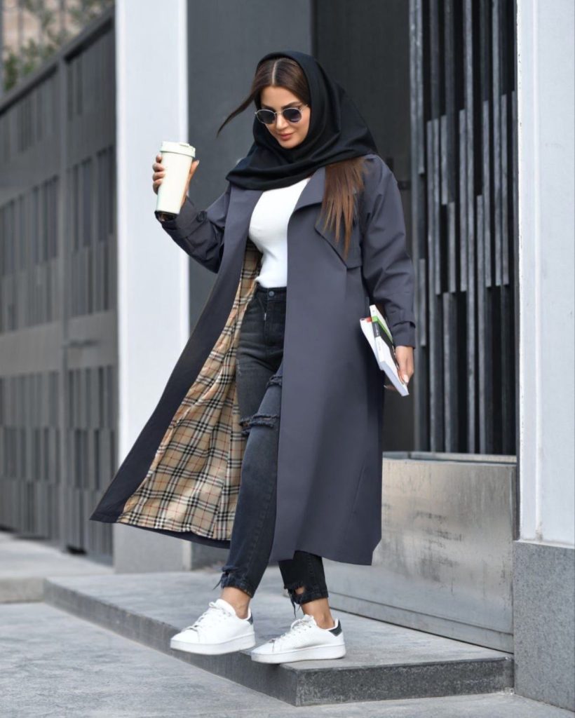 مدل بارانی زنانه بلند