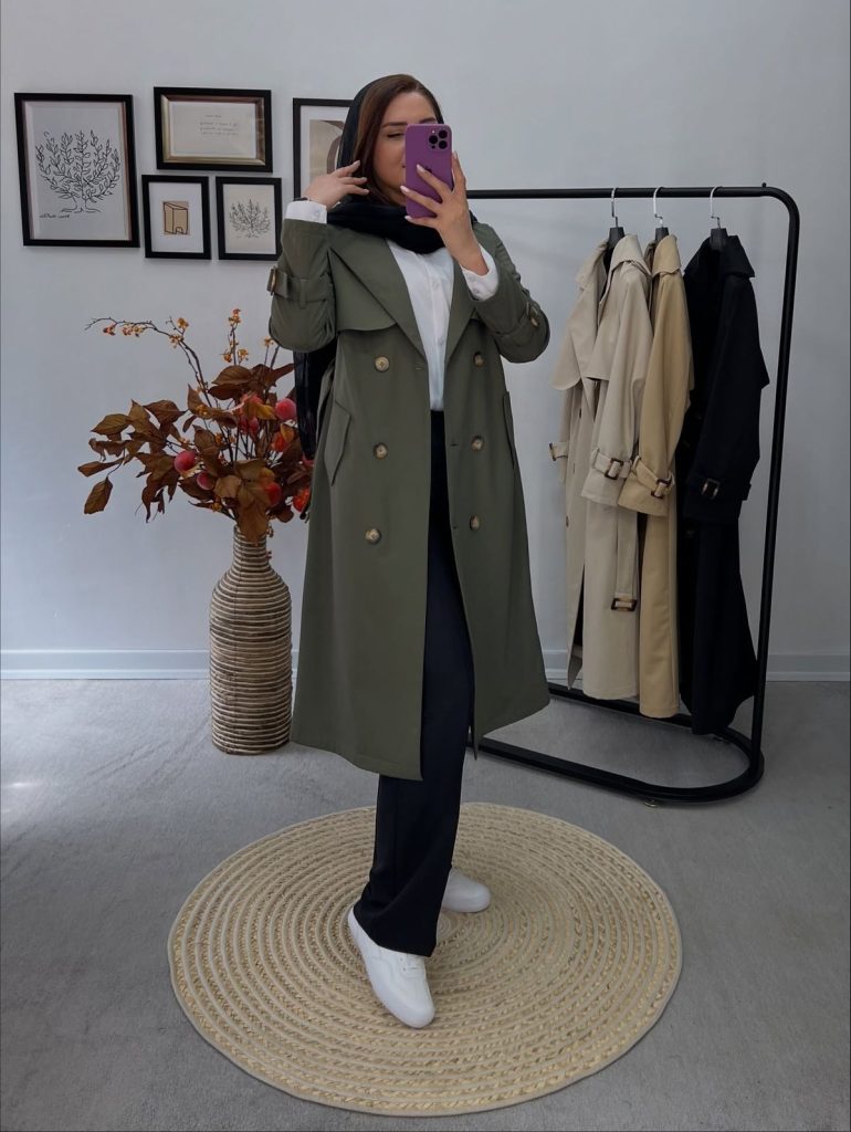 مدل بارانی زنانه بلند