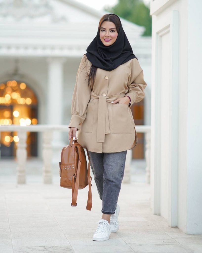 مدل بارانی کوتاه زنانه جدید