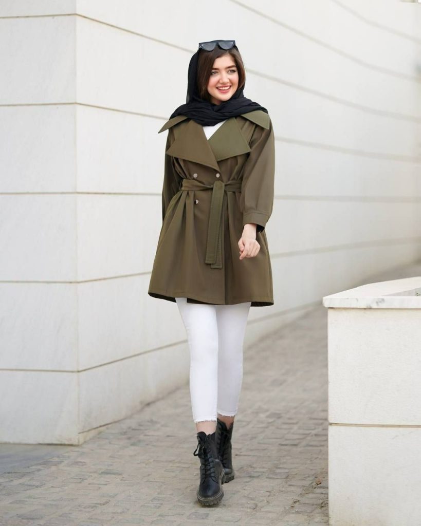 مدل بارانی کوتاه زنانه جدید