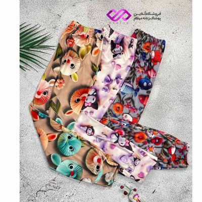 شلوار مخمل سه بعدی