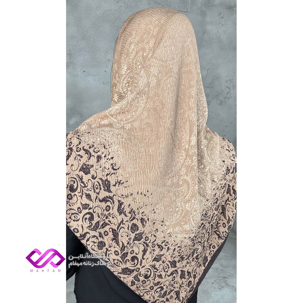 خرید روسری زنانه مجلسی قواره بزرگ