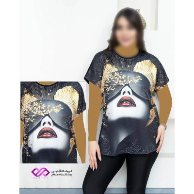 تیشرت کیمونو طرح دختر خاص