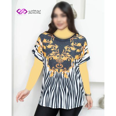 تیشرت کیمونو طرح زبرا