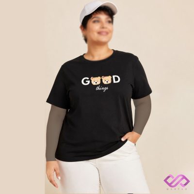 تیشرت تک زنانه طرح Good
