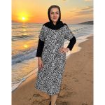 پیراهن ساحلی نخی