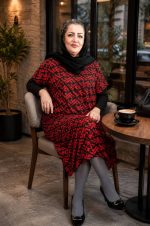 پیراهن ساحلی نخی