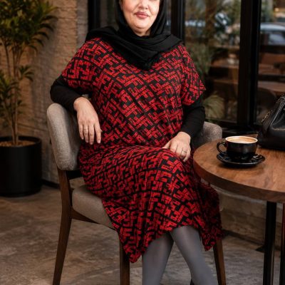 پیراهن ساحلی نخی