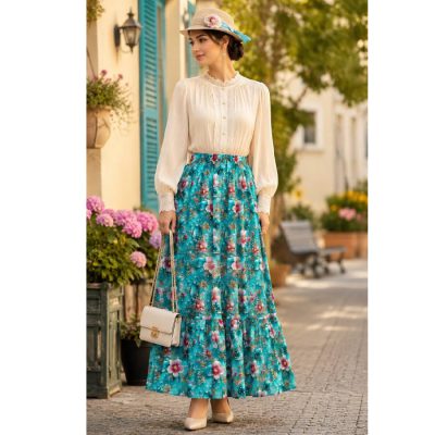 دامن زنانه نخی