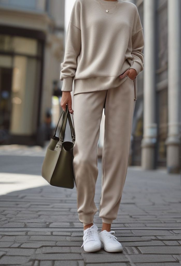 Elevated Chic_ Monochromatic Loungewear for 2025 Errands