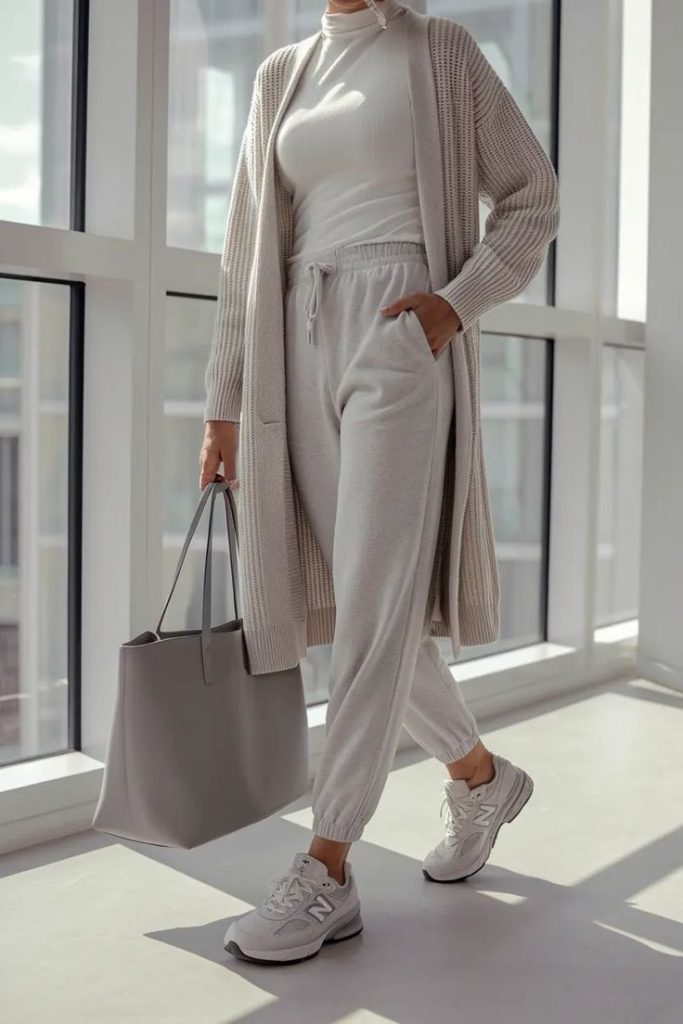 Monochrome Women's Jogger Outfit (2)
