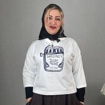 کراپ یقه دار ترند