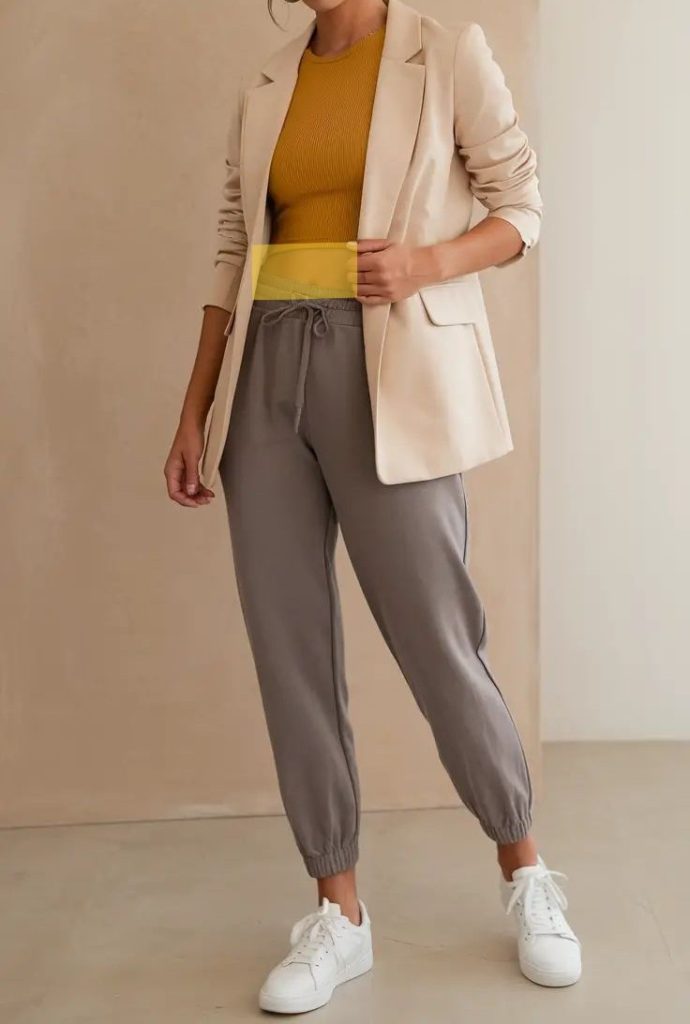 Women's Joggers with Blazer (2)