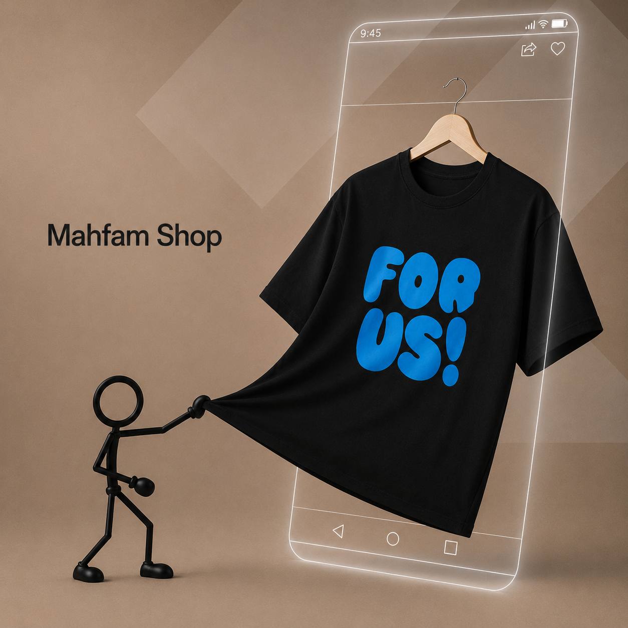 تیشرت دخترانه طرح FOR
