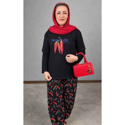 ست تیشرت و شلوار فلفل