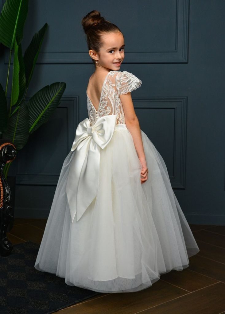 White Lace Bodice Flower Girl Dress (3)_2_11zon