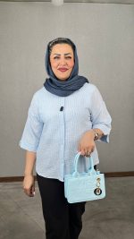 شومیز دخترانه نگین‌دار