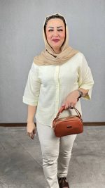 شومیز دخترانه نگین‌دار