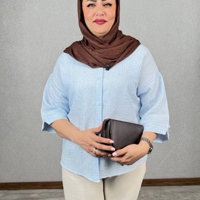 شومیز دخترانه نگین‌دار