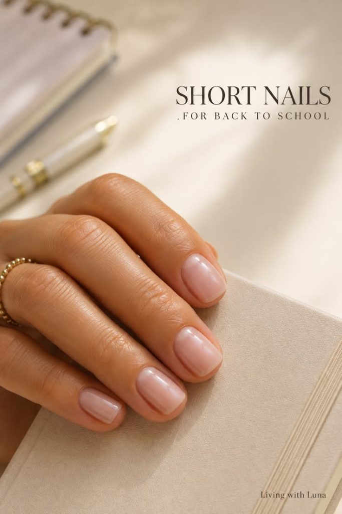 Short Nails for Back to School