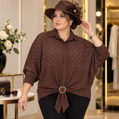 شومیز سگک‌دار لوزی